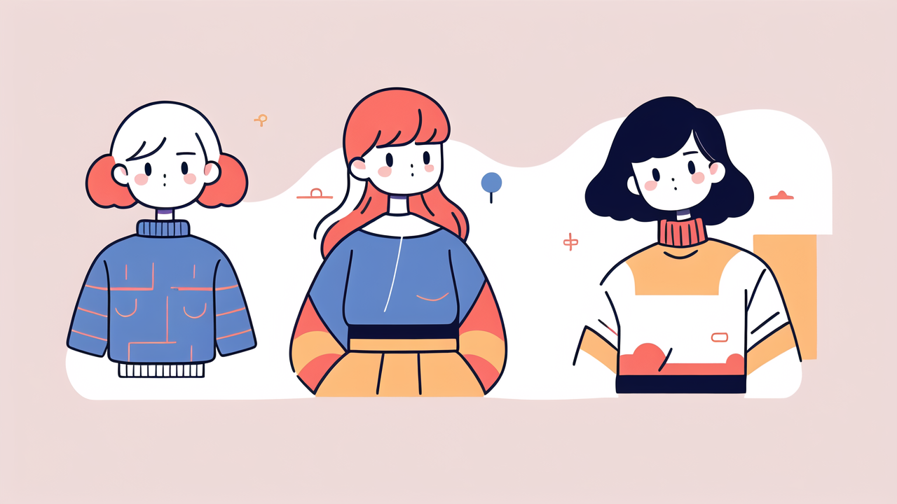 Casual Striped Turtleneck Sweater