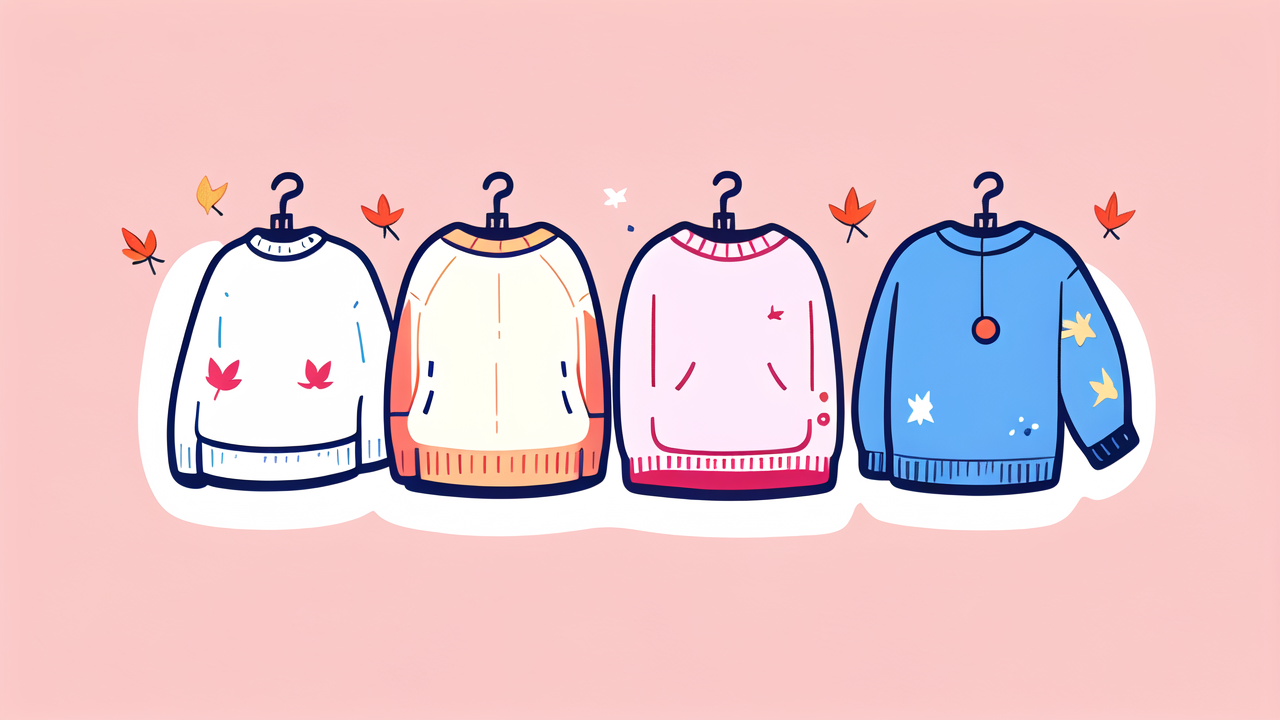 Glowwom Maple Leaf Knit Sweater