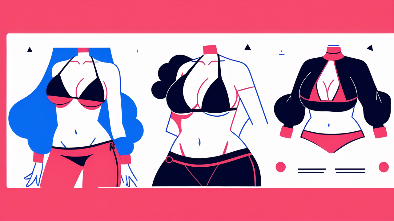 Sexy Four-Piece Bikini Swimsuit