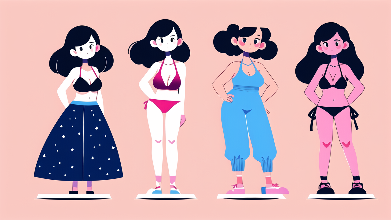 Glowwom solid color bikini set
