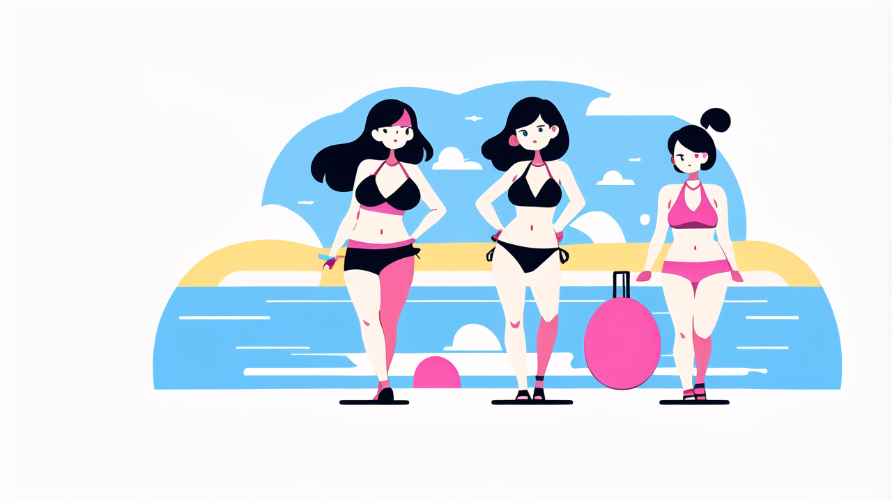 Two-piece bikini