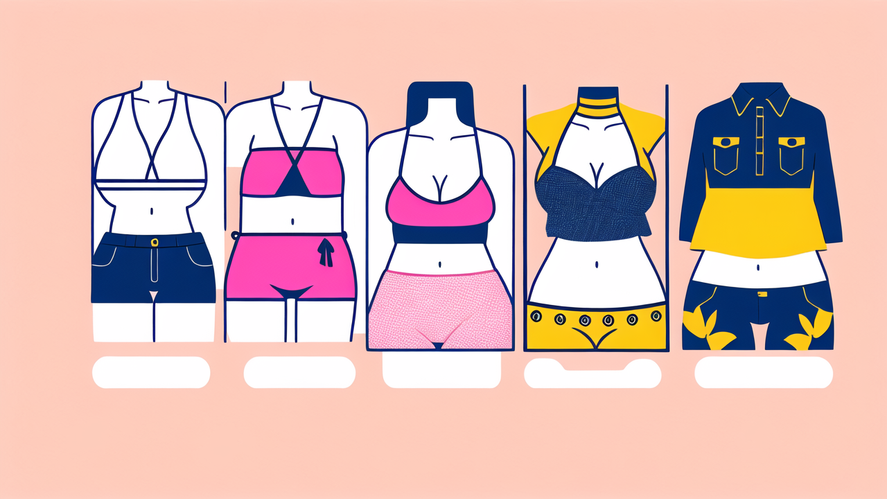 Printed Bandeau Bikini Set