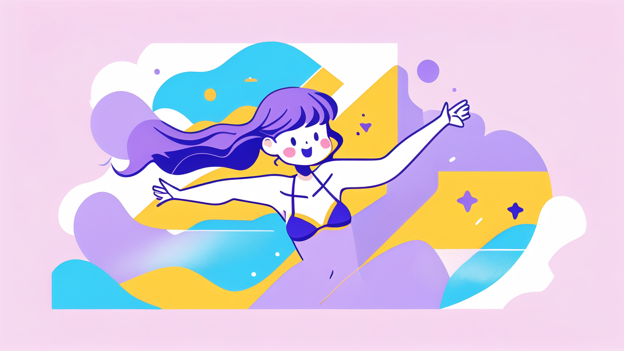 Purple Wavy Bikini