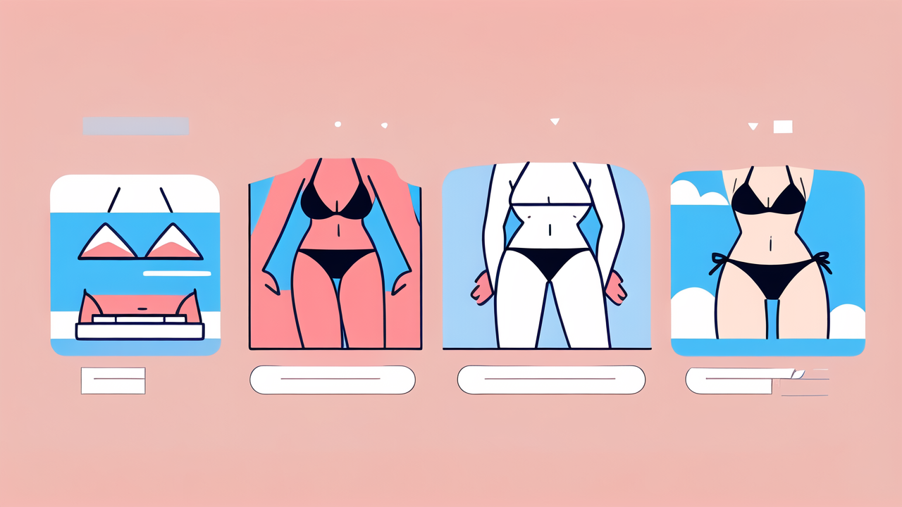 Sexy solid color triangle bikini