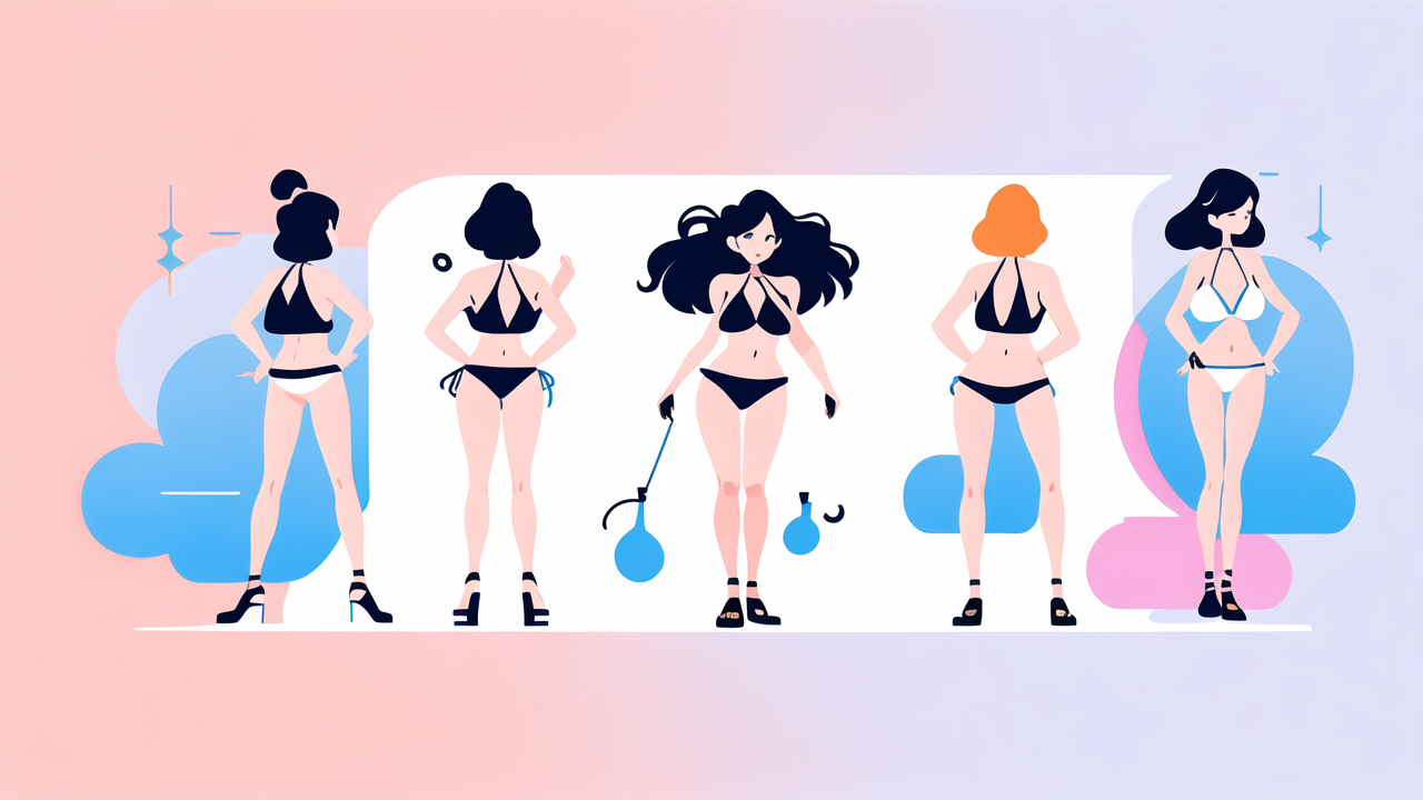 Two-piece bikini