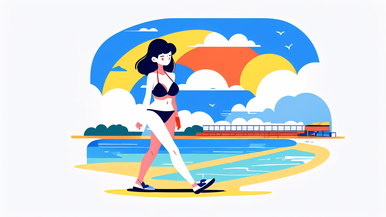 Printed Bandeau Bikini Set