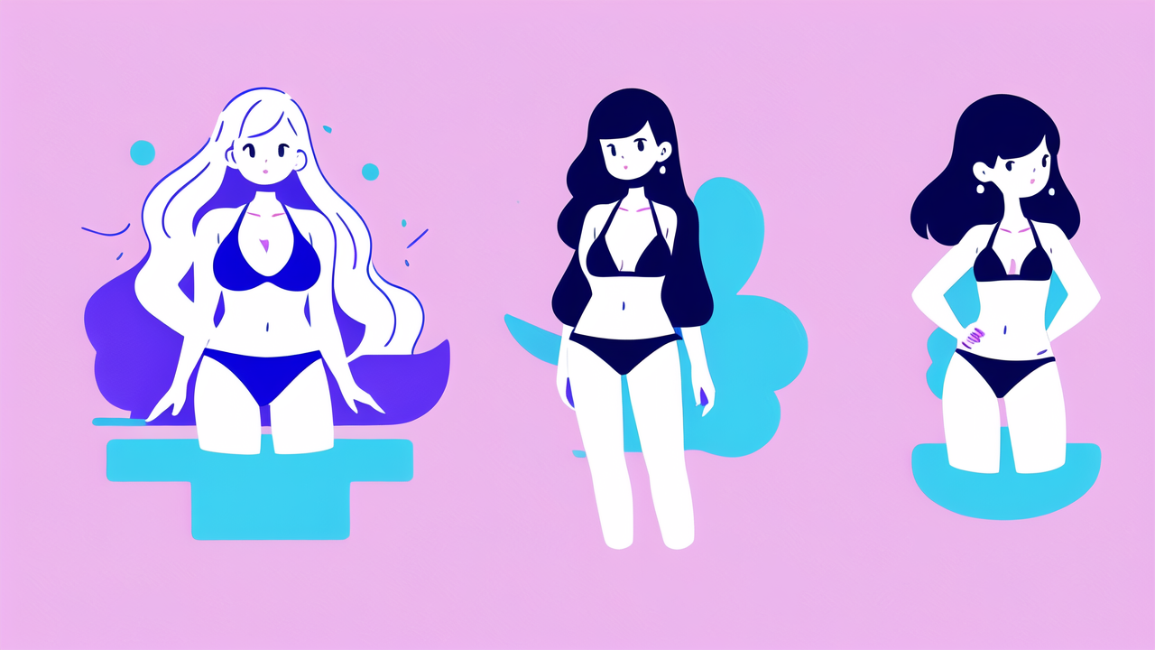 Purple Wavy Bikini
