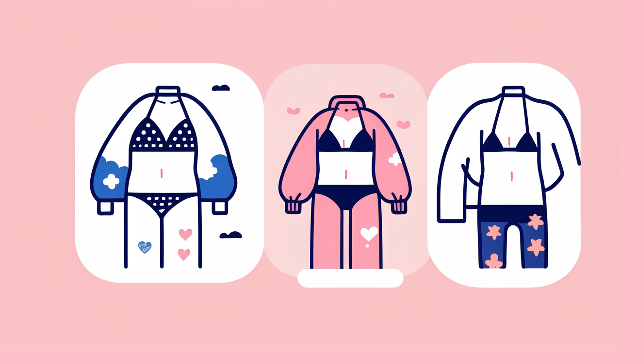 3-Piece Allover Printed Drawstring Bikini Set With Matching Cover Up