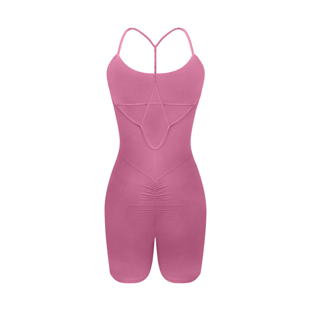 Glowwom Sexy Abdominal Fitness Bodysuit