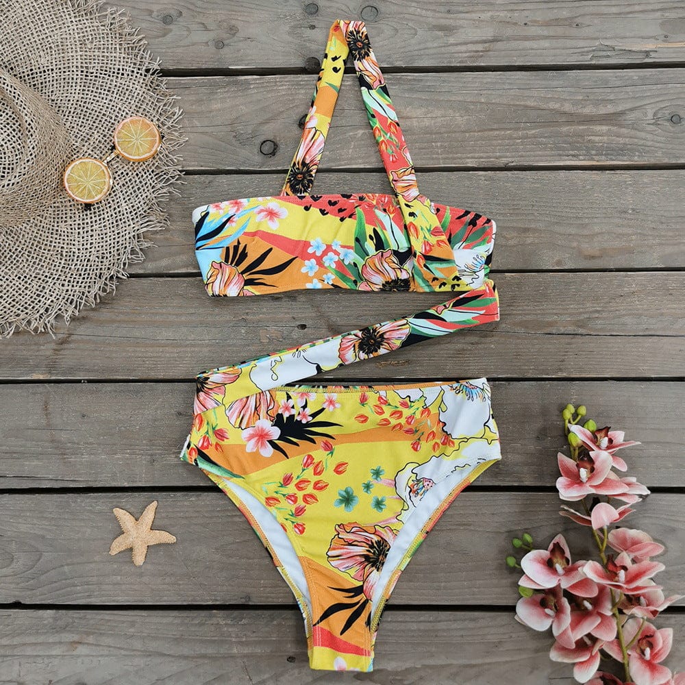 floral one piece swimsuit