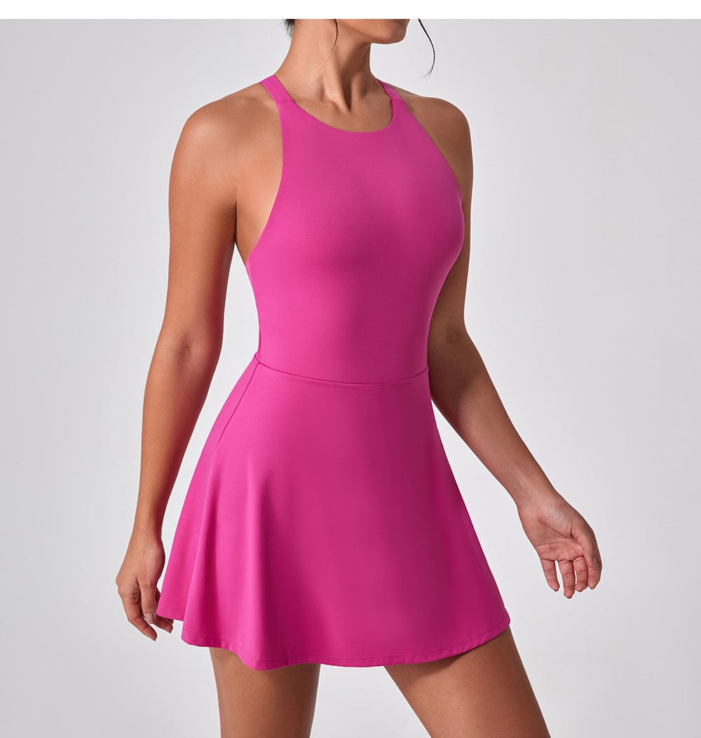 Glowwom open back sport dress