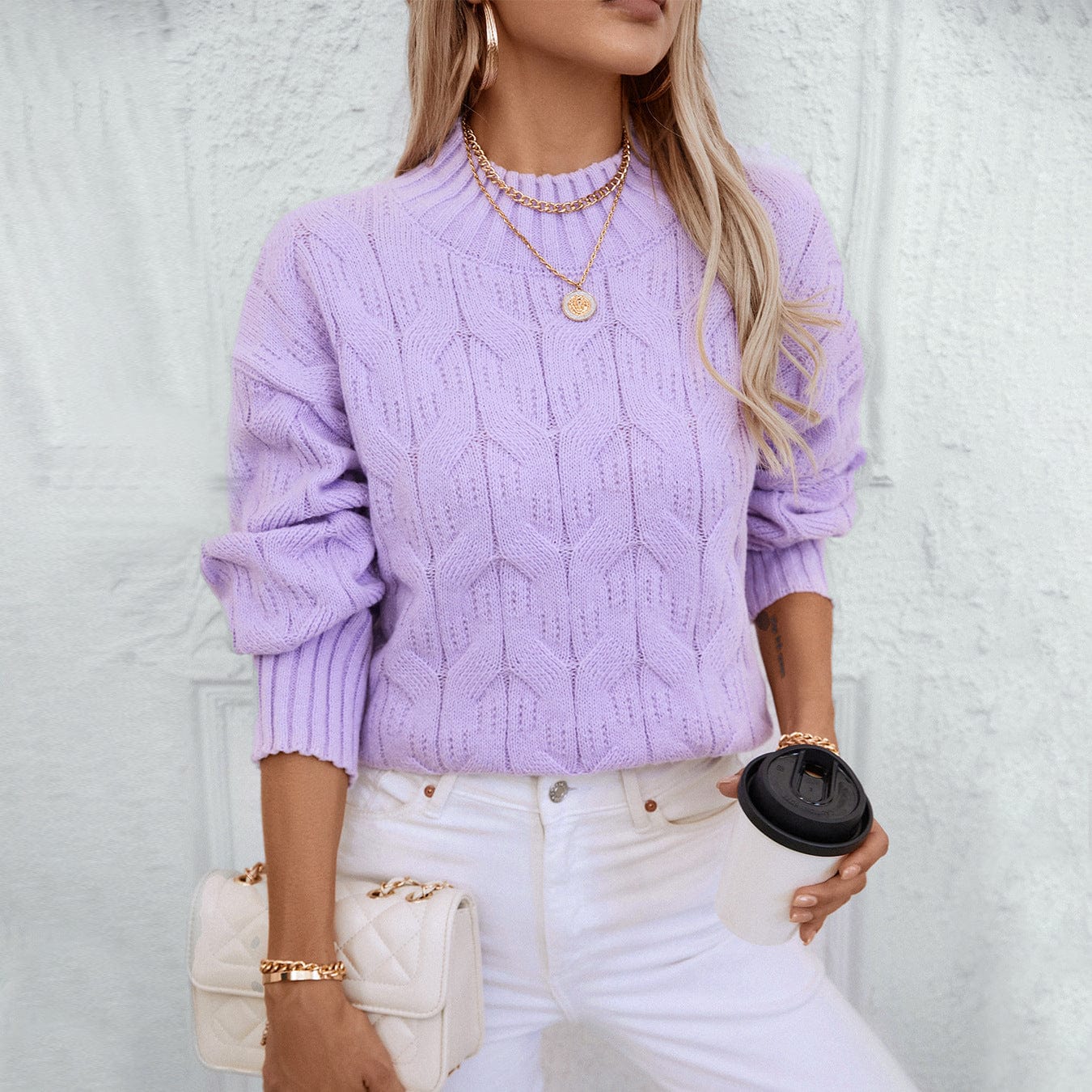 Textured Chunky Sweater