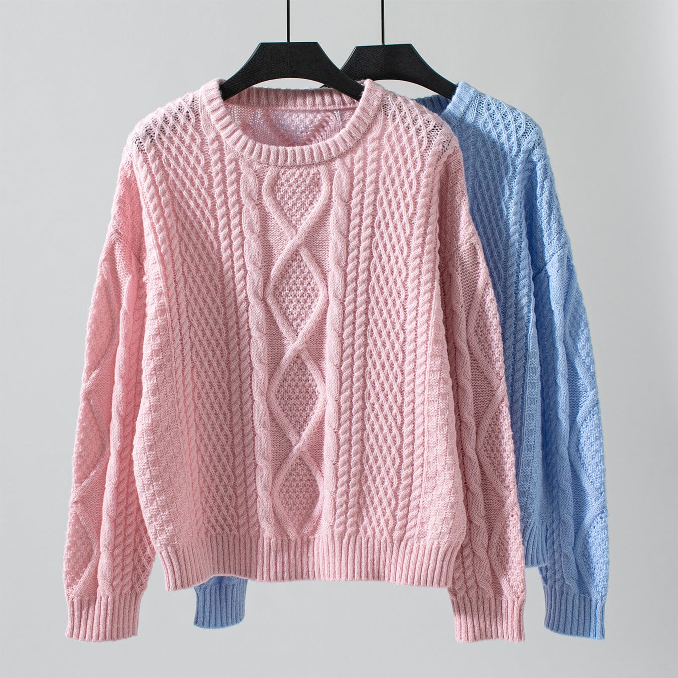 Glowwom Round Neck Casual Sweater