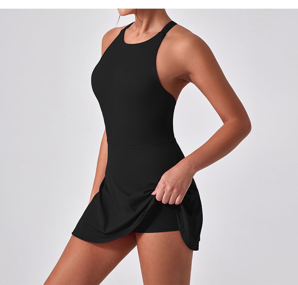 Glowwom open back sport dress