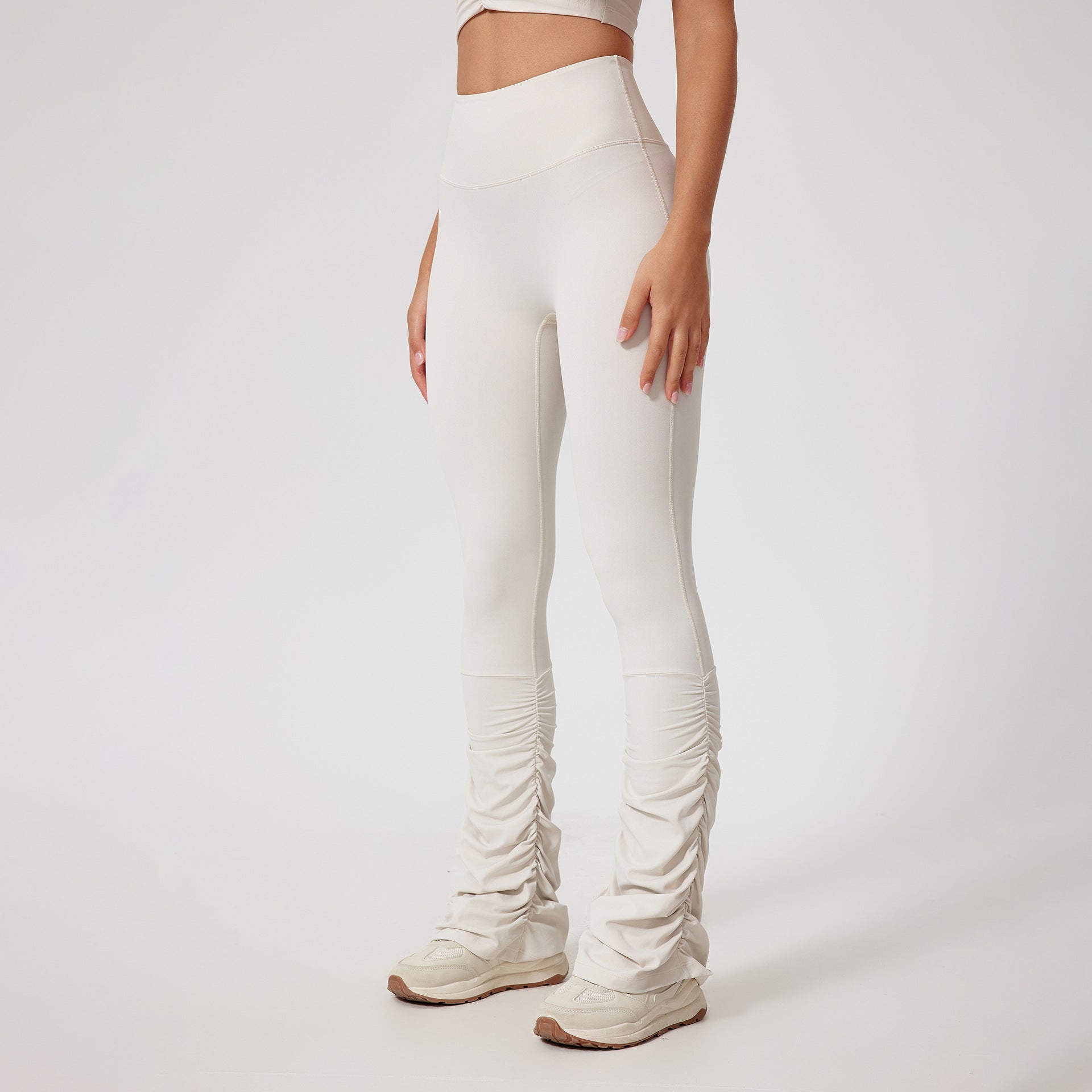 Glowwom High Waist Lifting Stack Pile Pant