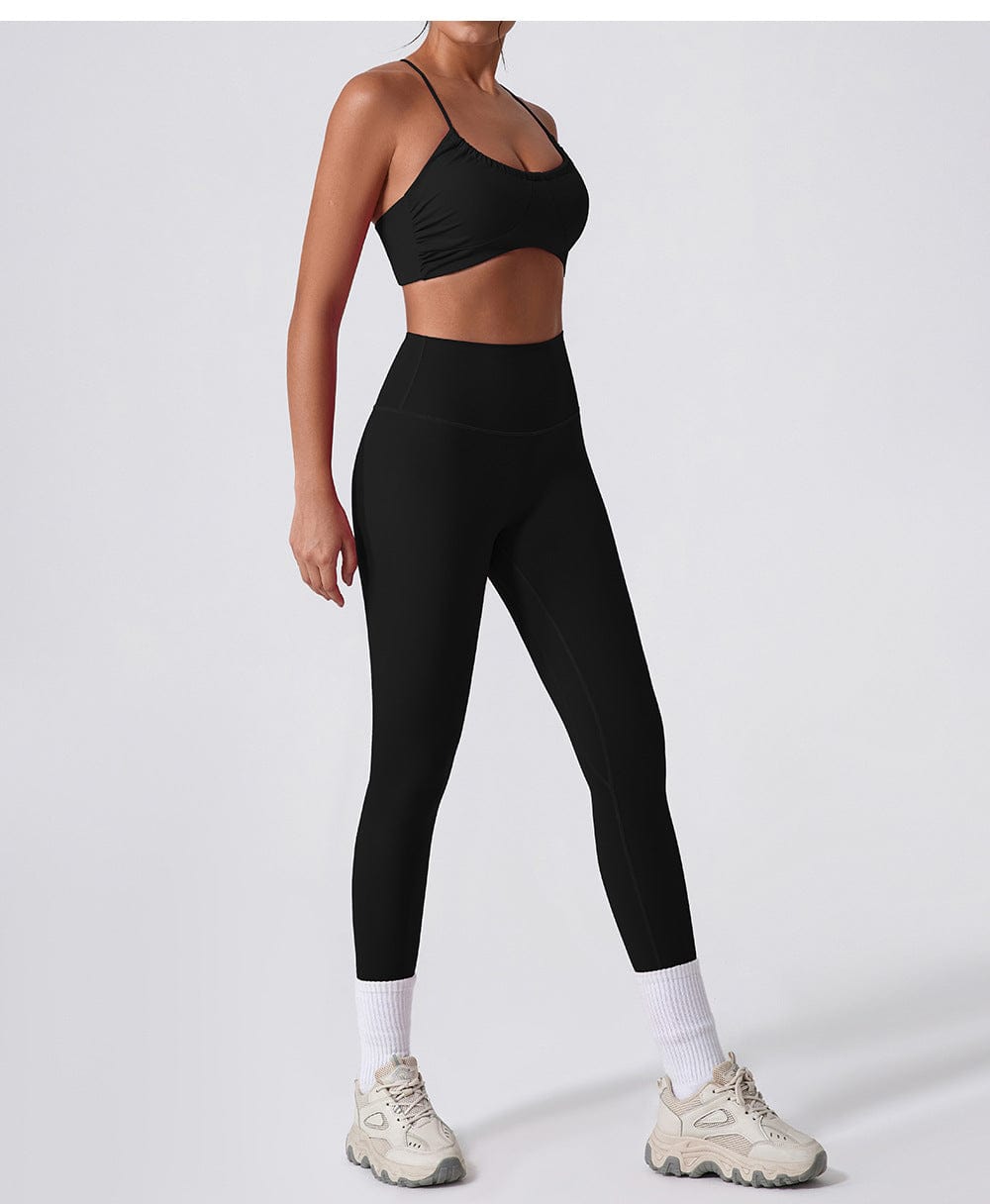 Glowwom High Rise Push-Up Fitness Leggings