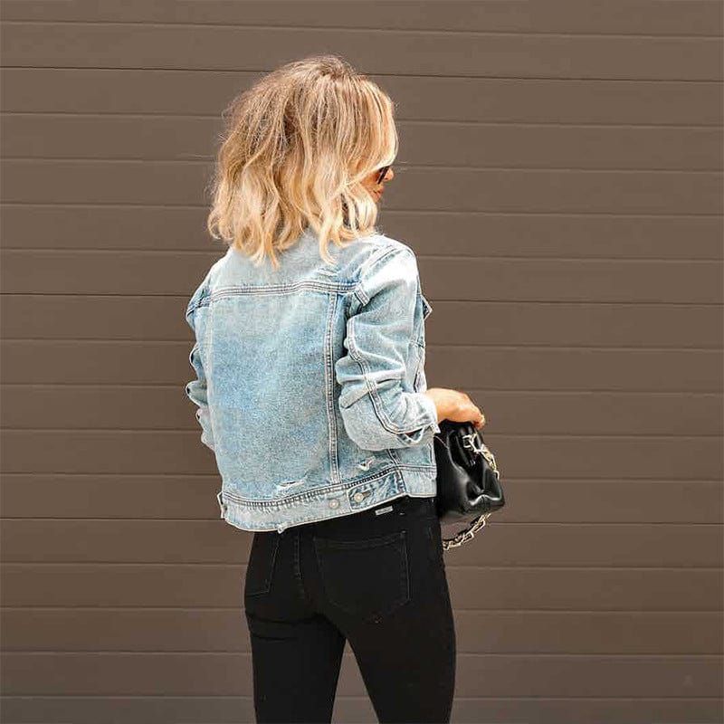 Glowwom denim jacket autumn coat