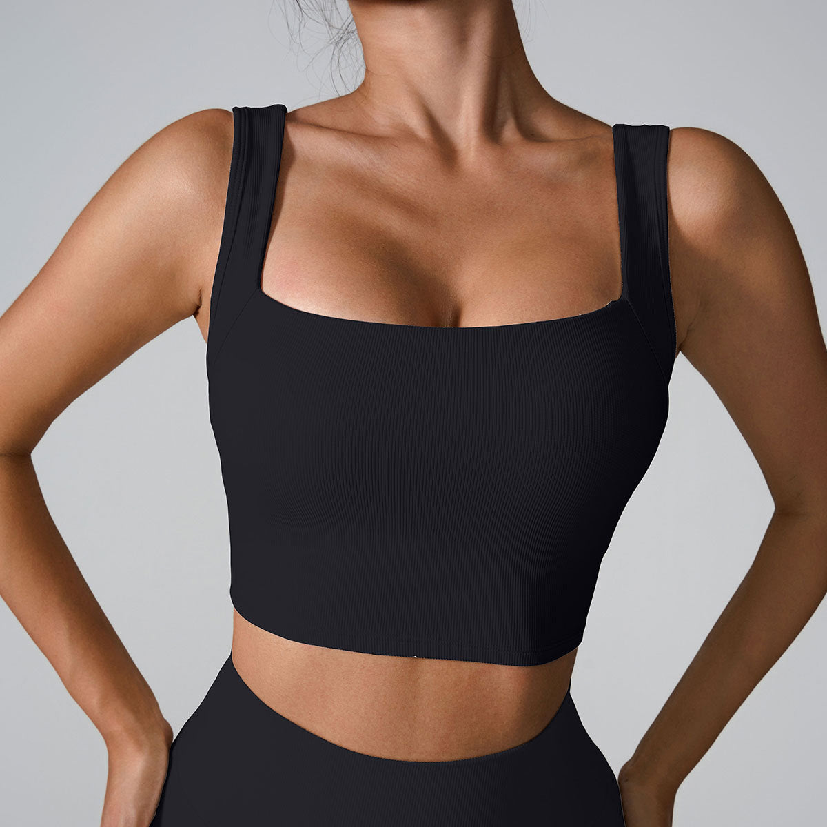 Glowwom Cropped Gym Tank Top