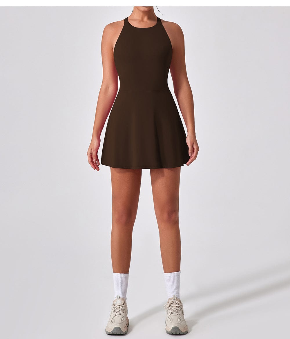 Glowwom open back sport dress