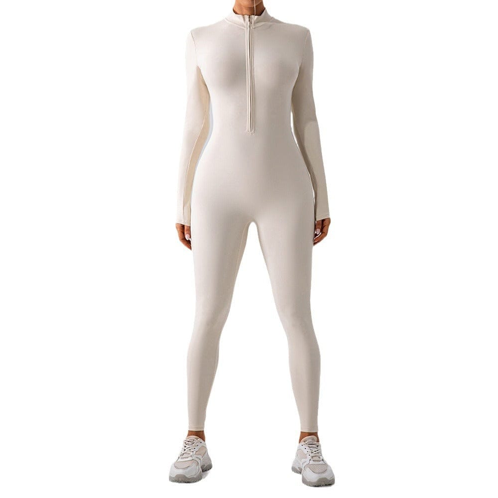 Glowwom Zip-Up Hip-Lifting Jumpsuit