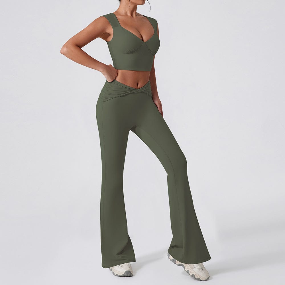 Glowwom Top and flared pants set