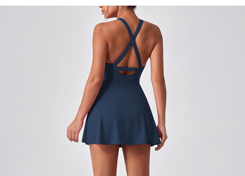 Glowwom open back sport dress